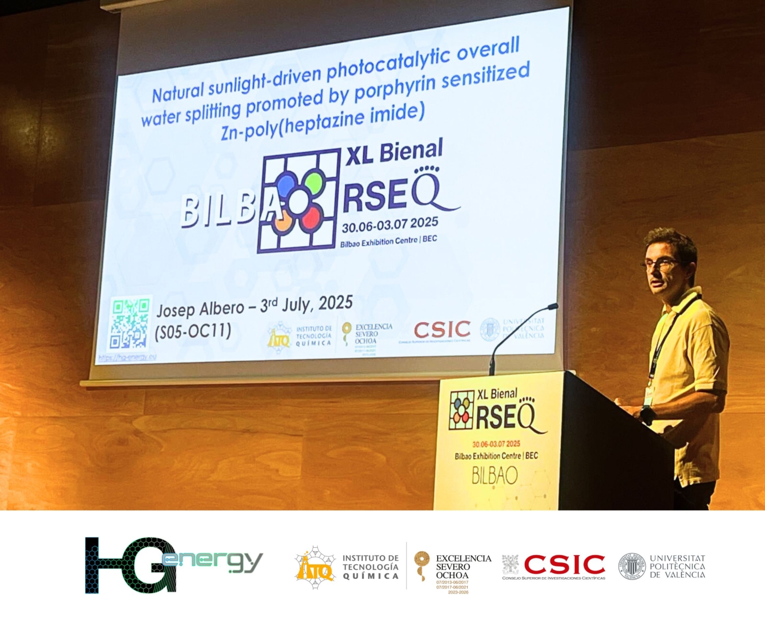Trophes Rseq Josep Albero from HG energy Shares Advances in Solar Water Splitting at ...